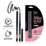 Buy Swiss Beauty You & Eye Power Black Kajal Twin Pack | 24 Hrs Stay Long Lasting Kajal with easy to glide application | Smudge proof and Waterproof | Creamy Texture | Pack of 2 , Qty | - Purplle