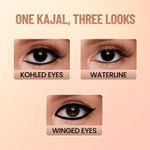 Buy Swiss Beauty You & Eye Power Black Kajal Twin Pack | 24 Hrs Stay Long Lasting Kajal with easy to glide application | Smudge proof and Waterproof | Creamy Texture | Pack of 2 , Qty | - Purplle