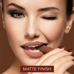 Buy Blue Heaven Cookie & Souffle Matte Lipstick for Women, Long lasting Liquid lipstick, Enriched with Cocoa Butter & Rosehip Oil, Softening & Nourishing Lip color - Chocolate Martini, 3.2 ml - Purplle