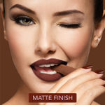 Buy Blue Heaven Cookie & Souffle Matte Lipstick for Women, Long lasting Liquid lipstick, Enriched with Cocoa Butter & Rosehip Oil, Softening & Nourishing Lip color - Nutty Crush, 3.2 ml - Purplle