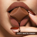 Buy Blue Heaven Cookie & Crush Matte Lipstick for Women, Long lasting lipstick, Enriched with Cocoa Butter & Rosehip oil, Softening and Nourishing Lipstick - Hot Chocolate, 3.4 gm - Purplle