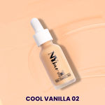 Buy NY Bae 3 IN 1 Serum Foundation - Cool Vanilla 02 (30 ml) | Infused with Primer | Moisturising I Glowing Korean Skin I Celeb Glow | Dewy Makeup | Evens Skin Tone | Ultra Glow - Purplle