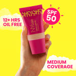 Buy NY Bae Truly Matte Foundation - Almond 318 (18ml) | Deep Skin Tone | SPF 50 PA +++ | Everyday Foundation | Sunscreen | Waterproof | Smudgeproof | Oil Control | 12+ Hours Stay | Buildable Coverage | Lightweight - Purplle