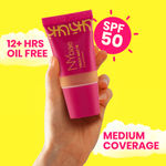 Buy NY Bae Truly Matte Foundation - Caramel 312 (18ml) | Deep Skin Tone | SPF 50 PA +++ | Everyday Foundation | Sunscreen | Waterproof | Smudgeproof | Oil Control | 12+ Hours Stay | Buildable Coverage | Lightweight - Purplle