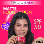 Buy NY Bae Truly Matte Foundation - Nearly Neutral 122 (18ml) | Medium Skin Tone | SPF 50 PA +++ | Everyday Foundation | Sunscreen | Waterproof | Smudgeproof | Oil Control | 12+ Hours Stay | Buildable Coverage | Lightweight - Purplle