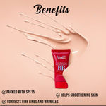Buy Glam 21 Color Match BB Foundation SPF15 I Dual Purpose of Foundation & Sunscreen Blemish-free Glow | Non-cakey Daily Use | Non-greasy & Lightweight | Long-lasting Radiant Makeover| 46 gm - 03 Light Medium - Purplle
