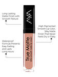 Buy AYA True Matte Liquid Lipstick, Combo Pack of 2, Pink Nude and Brown Nude - Purplle