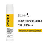 Buy UV Squad Sunscreen Gel Hyaluronic Acid & Pro-Ceramides SPF 50 PA +++ for Hydrated Skin 53 gm - Purplle