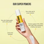 Buy UV Squad Sunscreen Gel Hyaluronic Acid & Pro-Ceramides SPF 50 PA +++ for Hydrated Skin 53 gm - Purplle