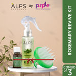 Buy Alps Goodness Rosemary Revive Kit I Rosemary Water Spray+Rosemary Essential Oil + Scalp Massager I Hair Growth Expert I For Skin & Hair I Improves Scalp Health I Fights Acne Combo of 3 - Purplle