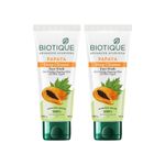 Buy Biotique Papaya Deep Cleanse Face Wash (100 ml X 2) - Purplle