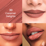 Buy Swiss beauty Non-Transfer Matte Lipstick 30 Caramel Delights 2 gm - Purplle