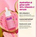 Buy PLIX 10% Vitamin C Guava Face Serum for Skin Brightening, Clear, Glowing & Even toned complexion | with Hyaluronic acid & Pentavitin, for Women & Men| For Dry, Combination, Oily skin| 20ml (Pack of 1) - Purplle