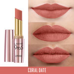 Buy Lakme 9TO5 Primer + Matte Lip Color MR6 Coral Date (3.6 gm) - Purplle