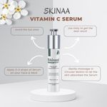 Buy Skinaa Vitamin C Serum For Face | Glycerol Ester | DMDM Hydantoin | Brightens Skin Tone | Rejuvenates Skin | Fade Wrinkles & fine lines | Anti-Aging | for All Skin Type | For Men & Women,30 ml - Purplle