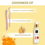 Buy Good Vibes x Carmesi Weekly Routine (Shaving Balm (2 in 1) , Facial razor (1+1) , Ubtan Facewash (120 ml) , Glow Powder (150 gm)) - Purplle