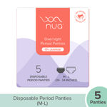 Buy Nua Nua Overnight Period Panties| 5 units (M-L) - Purplle