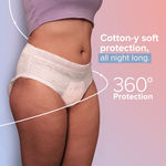 Buy Nua Nua Overnight Period Panties| 5 units (M-L) - Purplle