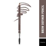 Buy Swiss Beauty Brow Definer Pencil - 01 Chestnut - 1 - 1.5 gm - Purplle