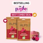 Buy Alps Goodness Brightening Beetroot Twin Pack I Pure & 100% Natural I Chukandar Powder for Healthy Hair Growth & Skin Care (Pack of 2) - (50 gm each) - Purplle