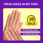 Buy NY Bae Color Rush Nail Paint - Golden Glee 01 (5.6 ml) | Chip Resistant | Long Lasting | Quick Dry | Gel Nail Polish - Purplle