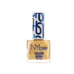 Buy NY Bae Color Rush Nail Paint - Golden Glee 01 (5.6 ml) | Chip Resistant | Long Lasting | Quick Dry | Gel Nail Polish - Purplle