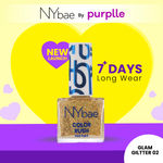 Buy NY Bae Color Rush Nail Paint - Glam Giltter 02 (5.6 ml) | Chip Resistant | Long Lasting | Quick Dry | Gel Nail Polish - Purplle