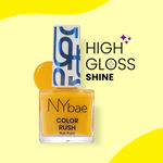 Buy NY Bae Color Rush Nail Paint - Yellow Fever 03 (5.6 ml) | Chip Resistant | Long Lasting | Quick Dry | Gel Nail Polish - Purplle