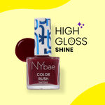 Buy NY Bae Color Rush Nail Paint - Devil Desire 08 (5.6 ml) | Chip Resistant | Long Lasting | Quick Dry | Gel Nail Polish - Purplle
