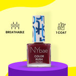 Buy NY Bae Color Rush Nail Paint - Devil Desire 08 (5.6 ml) | Chip Resistant | Long Lasting | Quick Dry | Gel Nail Polish - Purplle