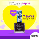 Buy NY Bae Color Rush Nail Paint - Mulberry Magic 09 (5.6 ml) | Chip Resistant | Long Lasting | Quick Dry | Gel Nail Polish - Purplle