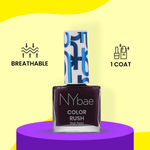 Buy NY Bae Color Rush Nail Paint - Mulberry Magic 09 (5.6 ml) | Chip Resistant | Long Lasting | Quick Dry | Gel Nail Polish - Purplle