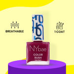 Buy NY Bae Color Rush Nail Paint - Passion Fruit 11 (5.6 ml) | Chip Resistant | Long Lasting | Quick Dry | Gel Nail Polish - Purplle