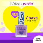 Buy NY Bae Color Rush Nail Paint -Lilac Lady 15 (5.6 ml) | Chip Resistant | Long Lasting | Quick Dry | Gel Nail Polish - Purplle