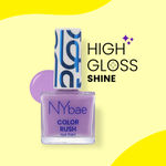 Buy NY Bae Color Rush Nail Paint | Chip Resistant | Long Lasting | Quick Dry | Gel Nail Polish - Lilac Lady 15 (5.6ml) - Purplle