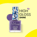 Buy NY Bae Color Rush Nail Paint - Goofy Grape 16 (5.6 ml) | Chip Resistant | Long Lasting | Quick Dry | Gel Nail Polish - Purplle