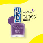 Buy NY Bae Color Rush Nail Paint - Orchid Organza 17 (5.6 ml) | Chip Resistant | Long Lasting | Quick Dry | Gel Nail Polish - Purplle