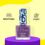Buy NY Bae Color Rush Nail Paint - Orchid Organza 17 (5.6 ml) | Chip Resistant | Long Lasting | Quick Dry | Gel Nail Polish - Purplle
