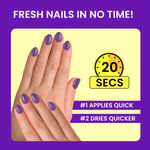 Buy NY Bae Color Rush Nail Paint - Orchid Organza 17 (5.6 ml) | Chip Resistant | Long Lasting | Quick Dry | Gel Nail Polish - Purplle