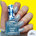Buy NY Bae Color Rush Nail Paint - Icy Spicy 22 (5.6 ml) | Chip Resistant | Long Lasting | Quick Dry | Gel Nail Polish - Purplle