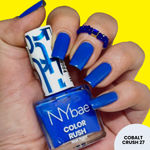 Buy NY Bae Color Rush Nail Paint - Cobalt Crush 27 (5.6 ml) | Chip Resistant | Long Lasting | Quick Dry | Gel Nail Polish - Purplle