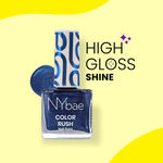 Buy NY Bae Color Rush Nail Paint - Galaxy Glaze 28 (5.6 ml) | Chip Resistant | Long Lasting | Quick Dry | Gel Nail Polish - Purplle