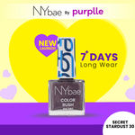 Buy NY Bae Color Rush Nail Paint - Secret Stardust 30 (5.6 ml) | Chip Resistant | Long Lasting | Quick Dry | Gel Nail Polish - Purplle