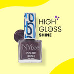 Buy NY Bae Color Rush Nail Paint - Secret Stardust 30 (5.6 ml) | Chip Resistant | Long Lasting | Quick Dry | Gel Nail Polish - Purplle