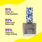 Buy NY Bae Color Rush Nail Paint - Blue Ivy Chrome 32 (5.6 ml) | Chip Resistant | Long Lasting | Quick Dry | Gel Nail Polish - Purplle