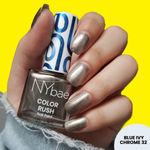 Buy NY Bae Color Rush Nail Paint - Blue Ivy Chrome 32 (5.6 ml) | Chip Resistant | Long Lasting | Quick Dry | Gel Nail Polish - Purplle
