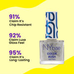 Buy NY Bae Color Rush Nail Paint - Silver Shimmy 33 (5.6 ml) | Chip Resistant | Long Lasting | Quick Dry | Gel Nail Polish - Purplle
