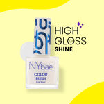 Buy NY Bae Color Rush Nail Paint - Joyful Jasmine 34 (5.6 ml) | Chip Resistant | Long Lasting | Quick Dry | Gel Nail Polish - Purplle