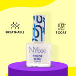 Buy NY Bae Color Rush Nail Paint - Joyful Jasmine 34 (5.6 ml) | Chip Resistant | Long Lasting | Quick Dry | Gel Nail Polish - Purplle
