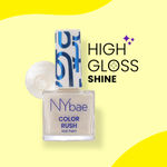 Buy NY Bae Color Rush Nail Paint | Chip Resistant | Long Lasting | Quick Dry | Gel Nail Polish - White Wonder 35 (5.6ml) - Purplle